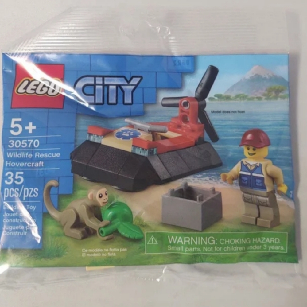 LEGO City Wildlife Rescue Vehicle 30570 NWT Building Toy Set